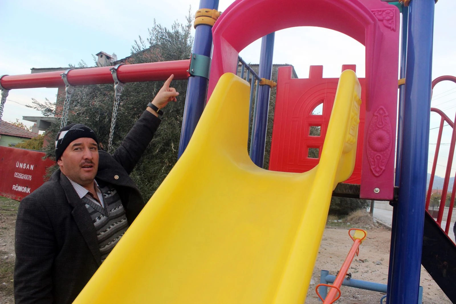 Kaydırakta feci ölüm!